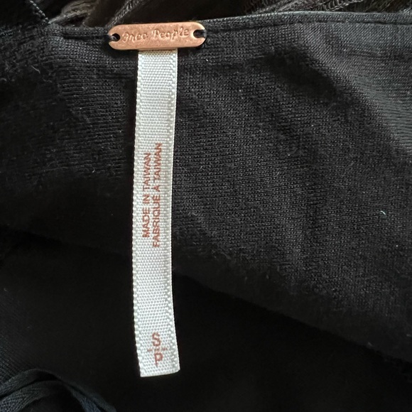 Free People RARE FIND - charcoal maxi dress with accents - S - Picture 5 of 9